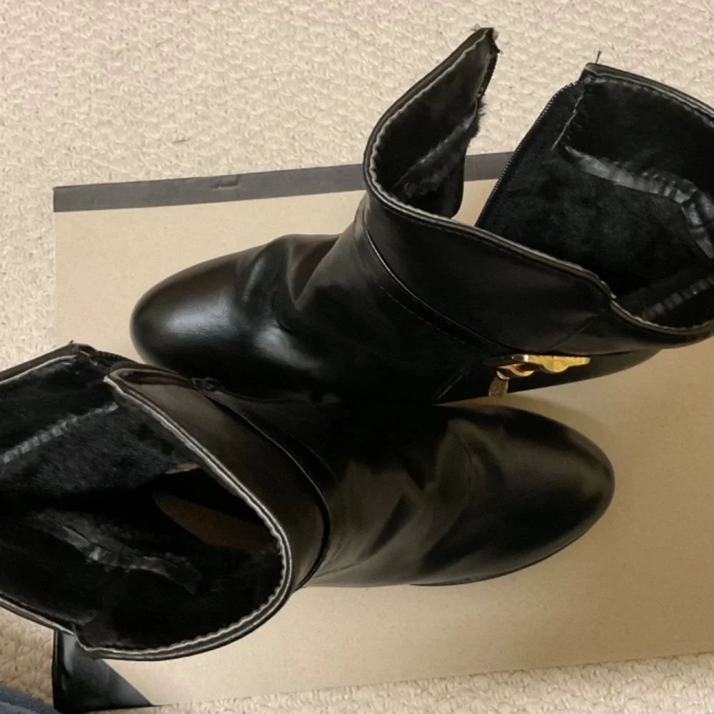 unbranded black ankle boots